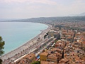 Nizza Blick von Chateau auf Altstadt